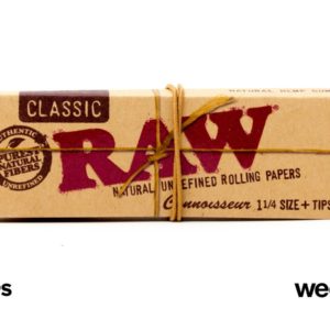 RAW - Connoisseur 1 1/4" Size Paper w/ Tips
