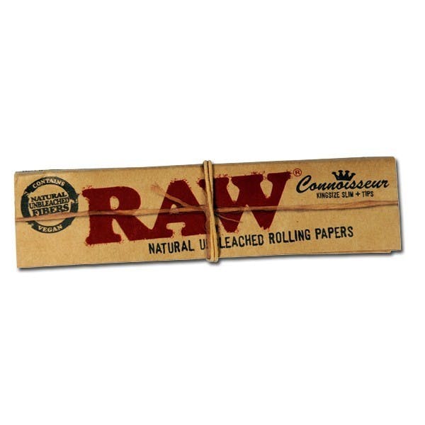 RAW Connoisseur King Size Rolling Papers w/ Tips
