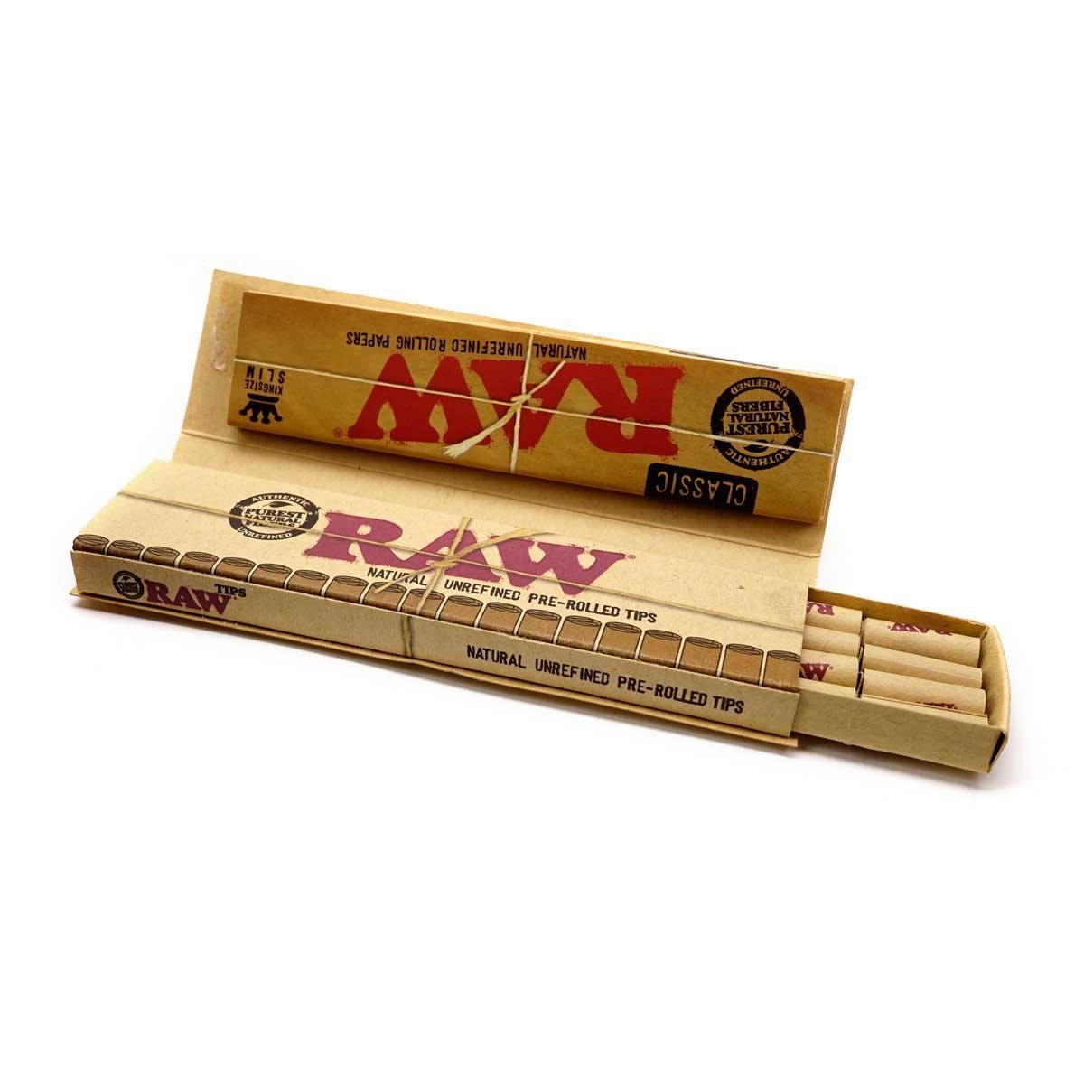 Raw King Size Master Piece + Pre-Rolled Tips