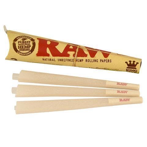 Raw King Sized Cones 3 Pack