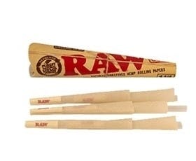 RAW Organic Hemp Cones - 6 Pack