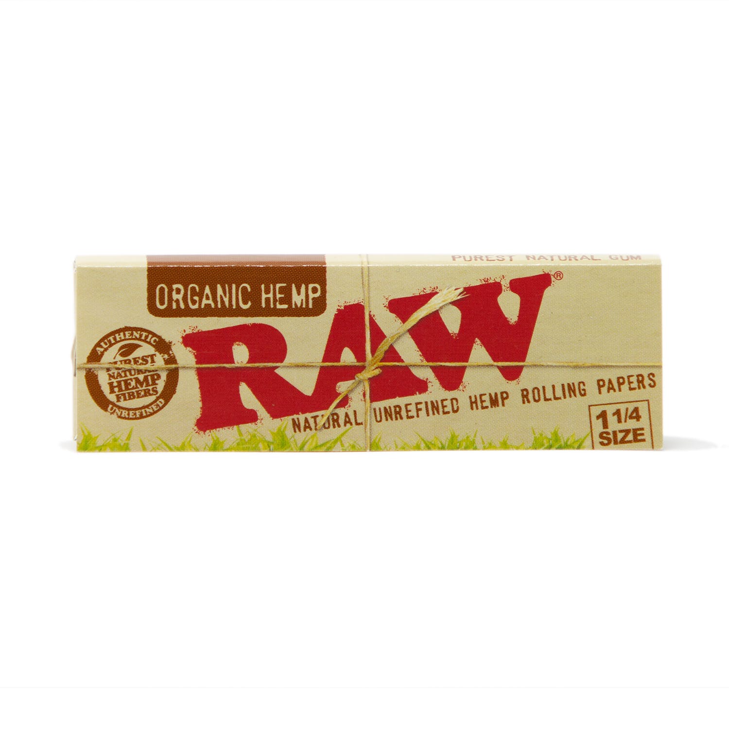 Raw Unrefined Organic 1.25 1 1/4 Size Cigarette Rolling Papers