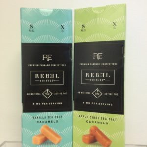 Rebel Edibles - Caramel Chews - Vanilla Sea Salt