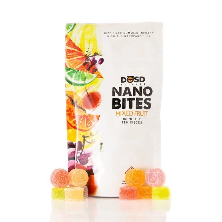 REC EDIBLE - DOSD Nano Bites Mixed Fruit 100mg