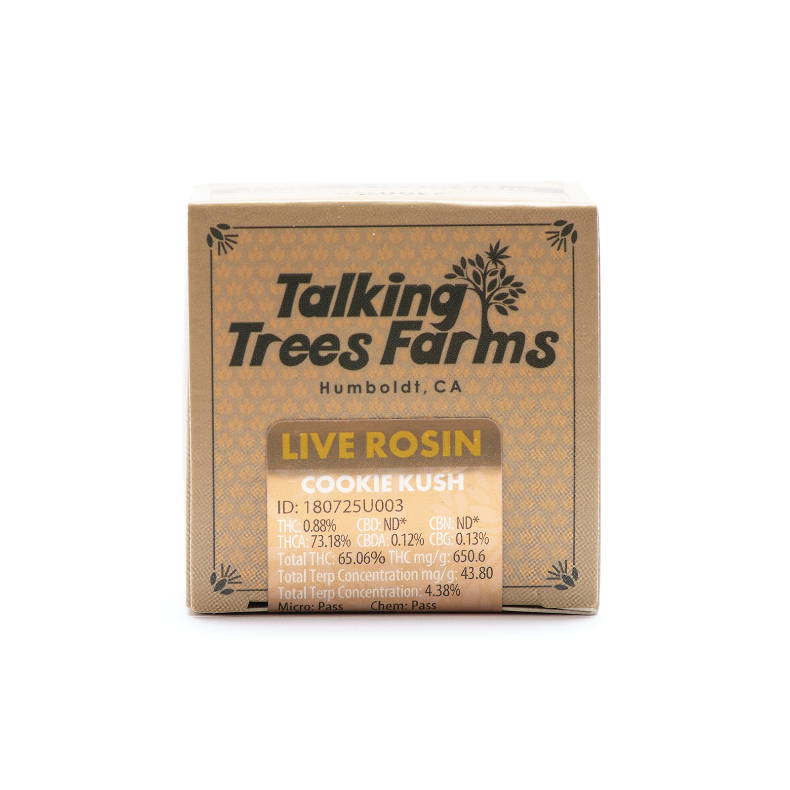 *Rec* Talking Trees Farms- Cookie Kush Live Rosin
