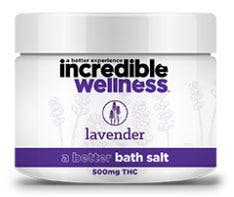 REC TOPICALS - Incredible Wellness Lavender Bath Soak 100mg THC