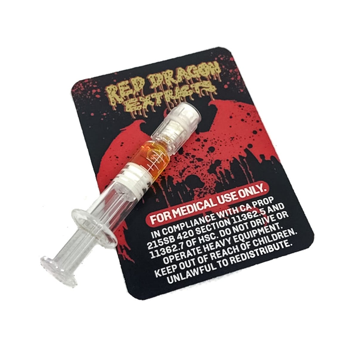 Red Dragon Extracts Distillate Syringe