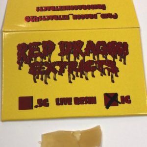 Red Dragon Extracts LIVE RESIN- KOSHER