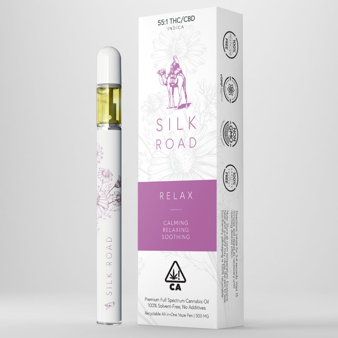 Relax All-in-One Vape (55:1 THC/CBD; Indica)