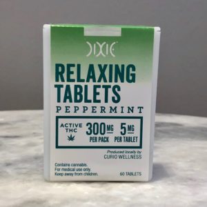 Relaxing Peppermint Tablets by Dixie - 300 mg pack