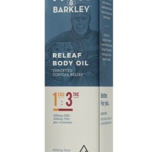 Releaf Body Oil 1:3 CBD/THC 400mg - Papa & Barkley