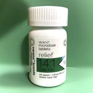 Relief 14:1 – Micro-dose Tablets - from Verano