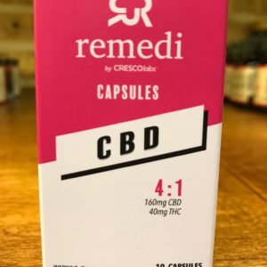 Remedi CBD 4:1 Capsules
