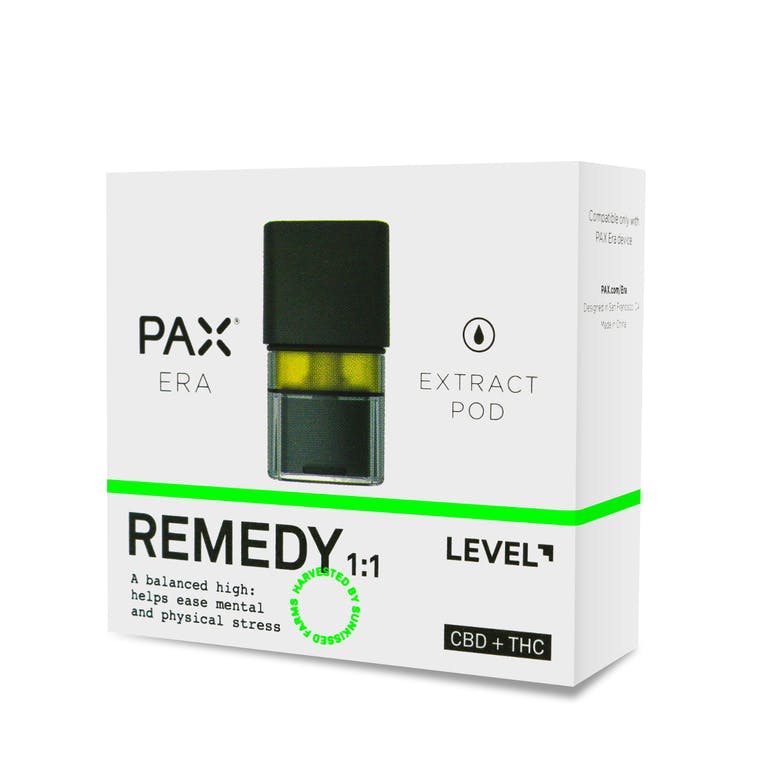 concentrate-level-remedy-cbd-11-thc-pax-era-pod
