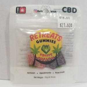 Retreats Gummies - Fruit Fusion - CBD