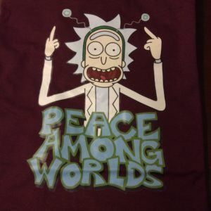 Rick And Morty (Peace Among Worlds Maroon)