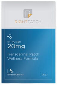 Right Patch - 1:1 CBD:THC (20mg total)