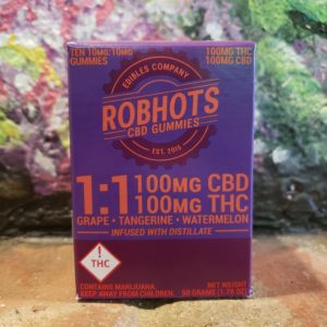 ROBHOTS CBD Gummies 1:1 100MG each