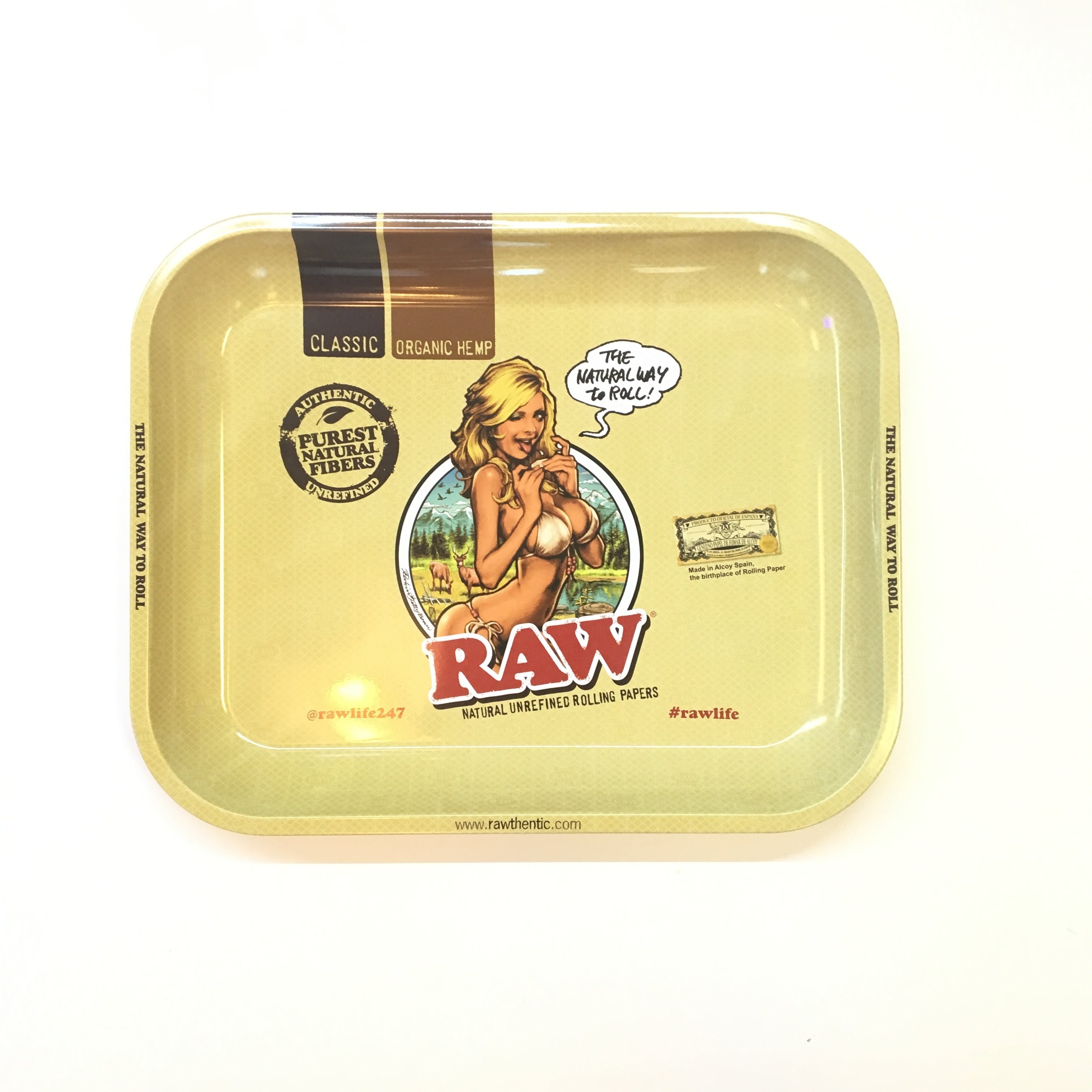 [Rolling Tray] RAW Square Girl (Large)