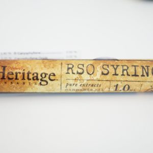 RSO Syringe by Heritage