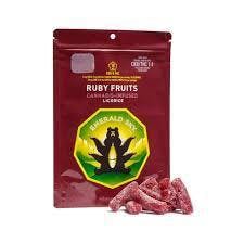 Ruby Fruits (Hybrid) 50mg CBD: 50mg THC | Emerald Sky