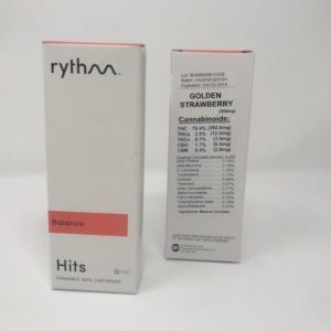 Rythm Golden Strawberry 0.5g cartridge