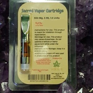 Sacred Garden Vapor Cart - Sativa .5ML 67.57%THC