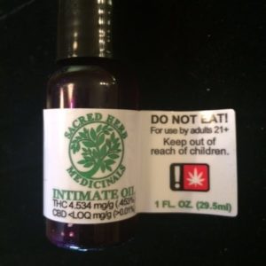 Sacred Herb-Intimate Oil 1fl oz