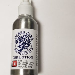 Sacred Herb Medicinals | CBD Lotion | 4oz