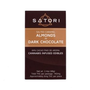 Salted Caramel Almonds in Dark Chocolate, 100mg