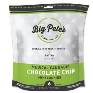 Sativa Chocolate Chip Cookie (6pk) 60mg by Big Pete's