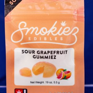 Sativa Sour Grapefruit Gummy by Smokiez