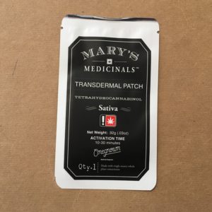 Sativa Transdermal Patch by Mary's Medicinals