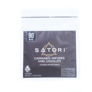Satori Chocolates - Dark Chocolate - 90mg THC