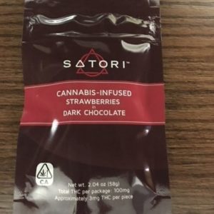 Satori New Dark Chocolate Strawberries