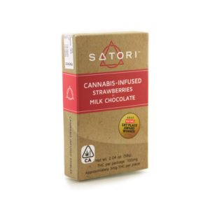 Satori - Strawberries in Milk Chocolate CBD