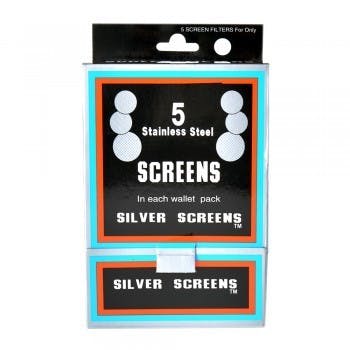 Screens, stainless steel, 5pk