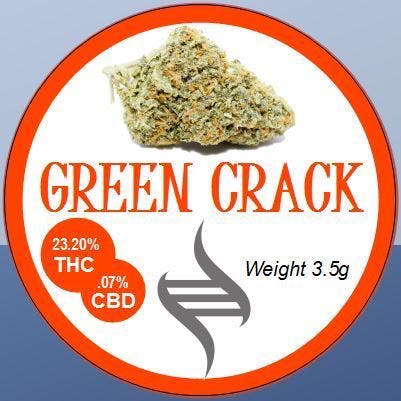 SD Strains Green Crack 3.5g Tin