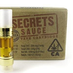 Secret Sauce- Sativa Cartridge
