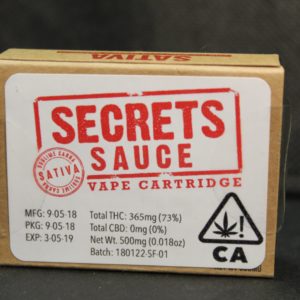 Secrets Sauce - Sativa