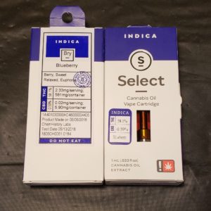 Select 1g Cartridge - Blueberry #0796