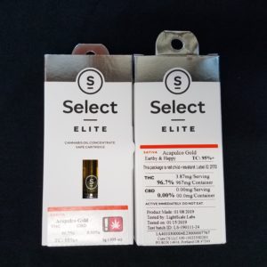 Select Acapulco Gold Cartridge 1g