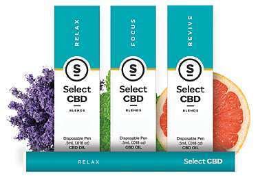 Select CBD .5g Disposable Cartridge - Lavender #6242