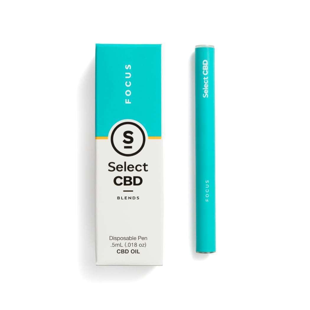 Select CBD Disposable Vape Pen 500mg (Focus - Click Here For Flavors)