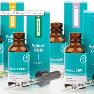 Select CBD Tincture 1000mg (Click Here For Flavors)