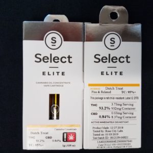 Select Dutch Treat Cartridge 1g