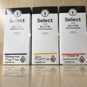 Select Oil Weekender Disposable Vapes