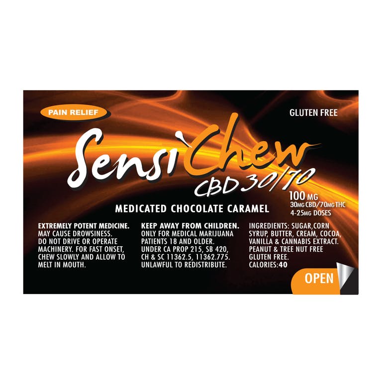 Sensi Chew - CBD Gold 100mg, Pain Relief