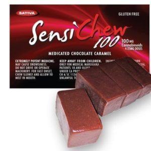 Sensi Chew - Sativa (100mg) Chocolate