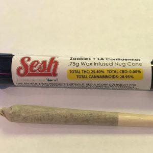 Sesh by Craft Wax Infused Nug Cone 0.75g